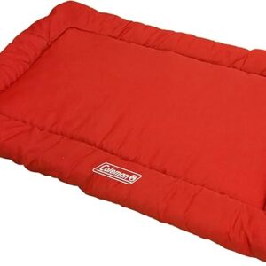 Coleman Large Dog Bed for Travel, Red